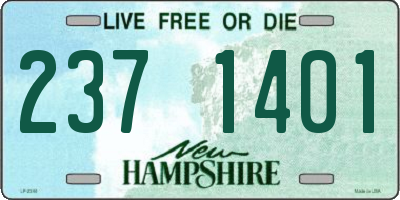 NH license plate 2371401