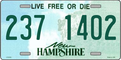 NH license plate 2371402