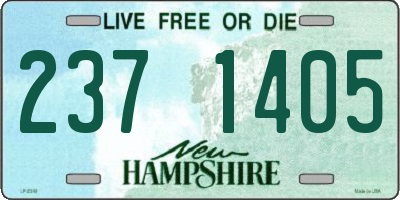 NH license plate 2371405