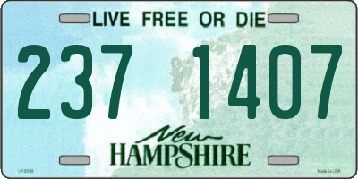 NH license plate 2371407
