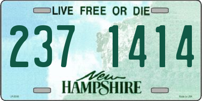 NH license plate 2371414