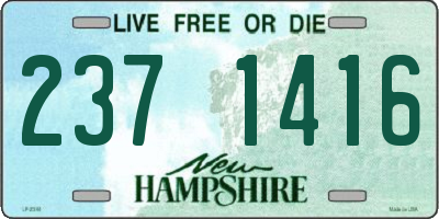 NH license plate 2371416