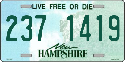 NH license plate 2371419