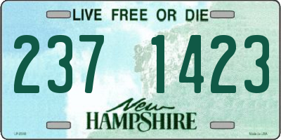 NH license plate 2371423