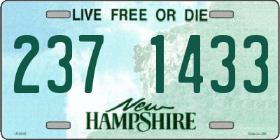 NH license plate 2371433