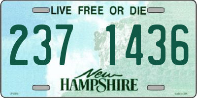 NH license plate 2371436