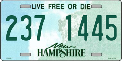 NH license plate 2371445