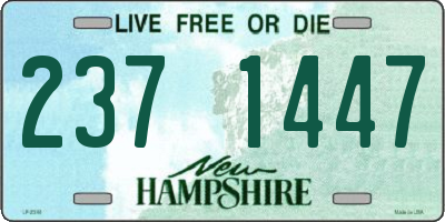 NH license plate 2371447