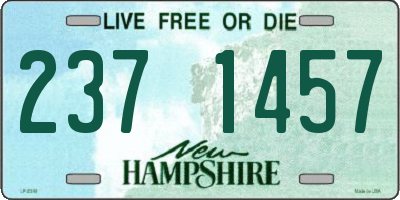 NH license plate 2371457