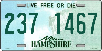 NH license plate 2371467