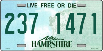 NH license plate 2371471