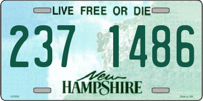 NH license plate 2371486