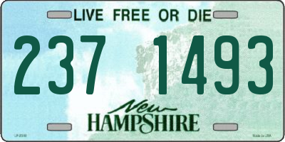 NH license plate 2371493