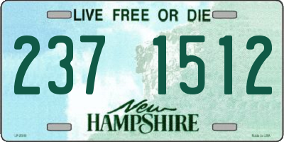NH license plate 2371512