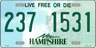 NH license plate 2371531