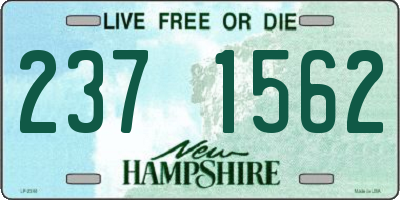 NH license plate 2371562