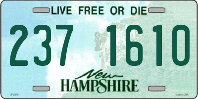 NH license plate 2371610
