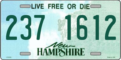 NH license plate 2371612