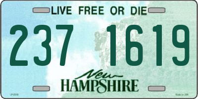 NH license plate 2371619