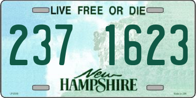 NH license plate 2371623