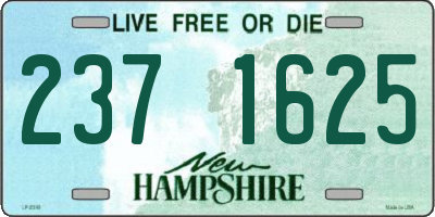 NH license plate 2371625