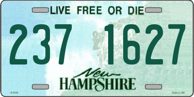 NH license plate 2371627