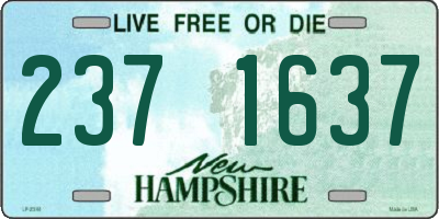 NH license plate 2371637