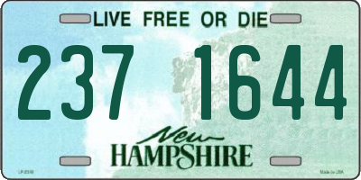 NH license plate 2371644