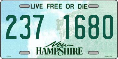 NH license plate 2371680