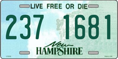 NH license plate 2371681