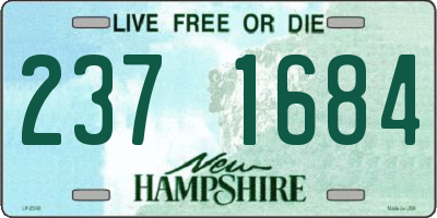 NH license plate 2371684