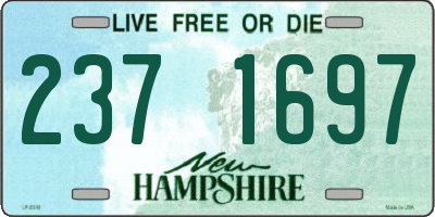 NH license plate 2371697