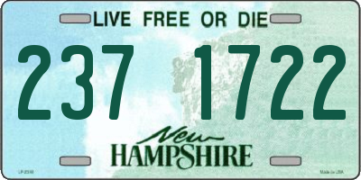 NH license plate 2371722