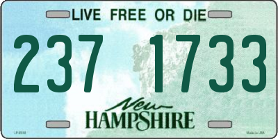 NH license plate 2371733