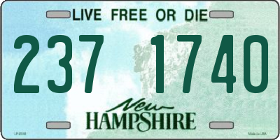NH license plate 2371740