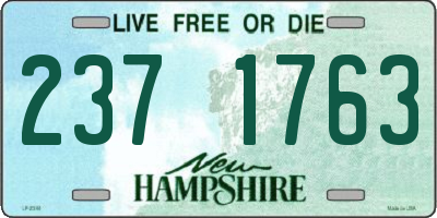 NH license plate 2371763