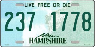 NH license plate 2371778