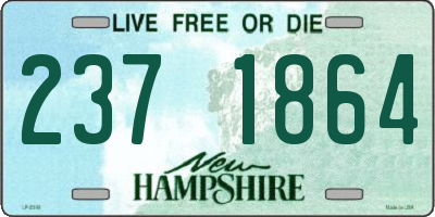 NH license plate 2371864