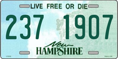 NH license plate 2371907