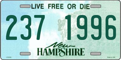 NH license plate 2371996