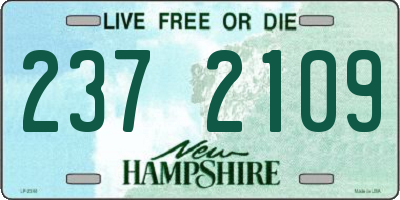 NH license plate 2372109
