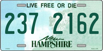NH license plate 2372162