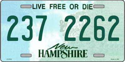 NH license plate 2372262