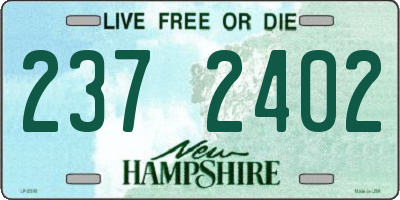 NH license plate 2372402