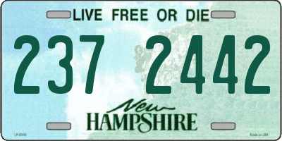 NH license plate 2372442