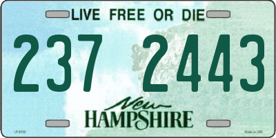 NH license plate 2372443