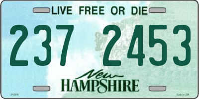 NH license plate 2372453