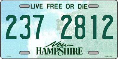 NH license plate 2372812