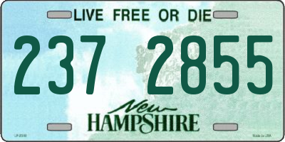 NH license plate 2372855