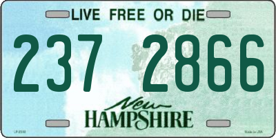 NH license plate 2372866